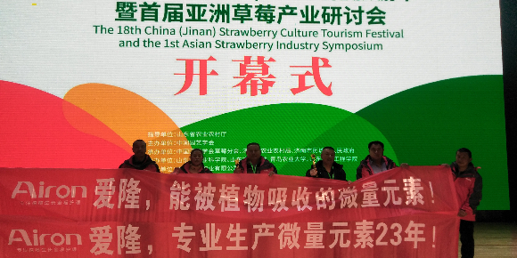 四川爱隆草莓荣获第18届中国草莓文化节大赛金奖